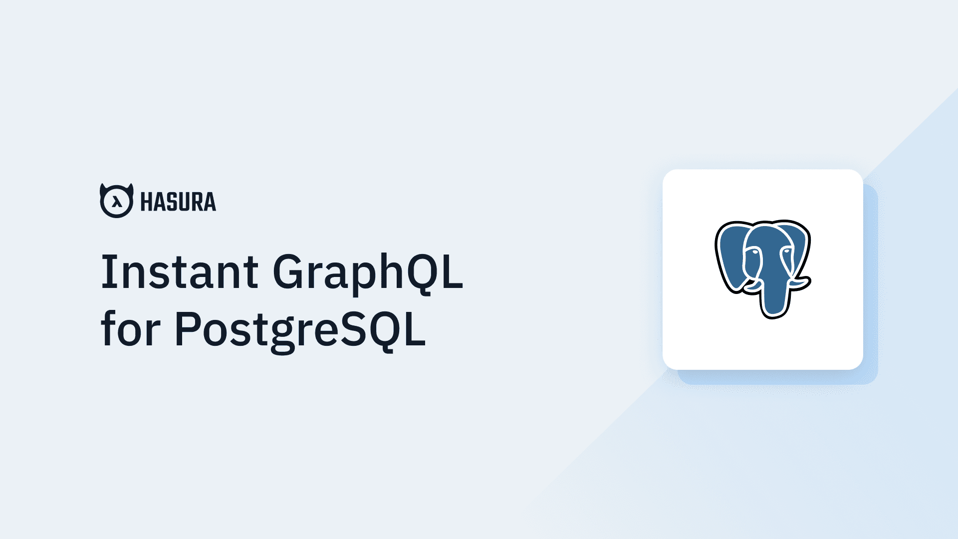 Instant Realtime GraphQL APIs On PostgreSQL | Hasura