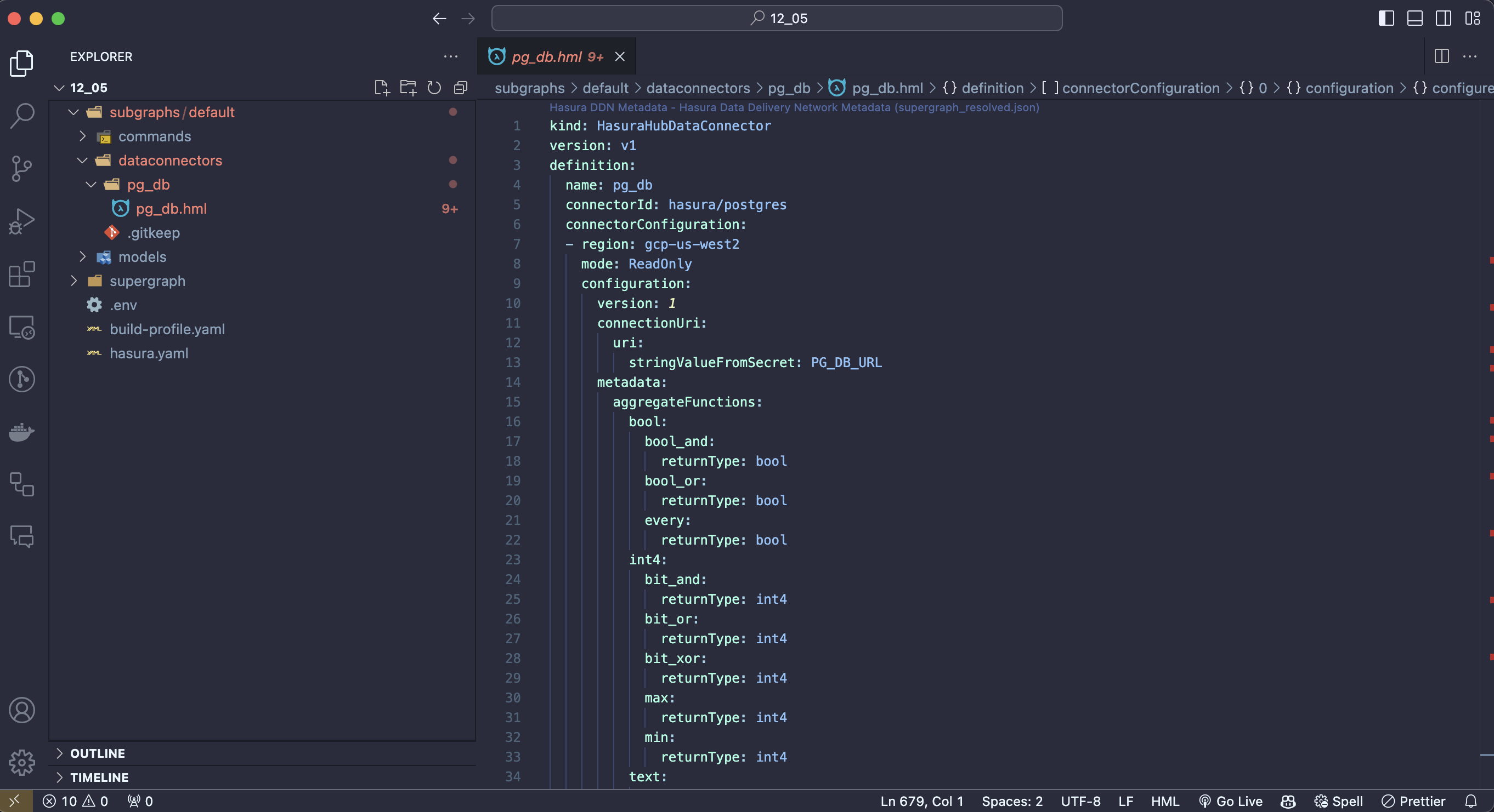 Refreshing data source in VS Code