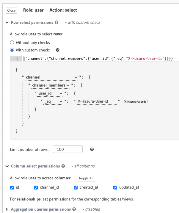  チャネルスレッドの応答制限 