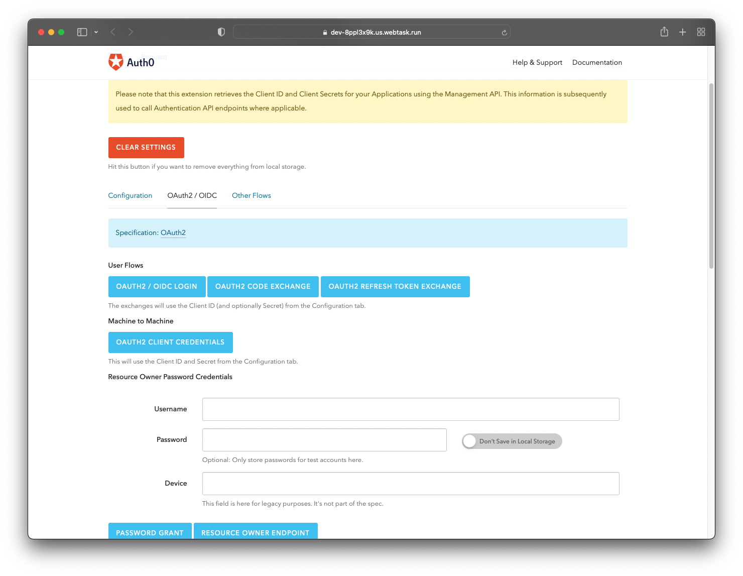 Auth0 Test OAUTH2/OIDC LOGIN