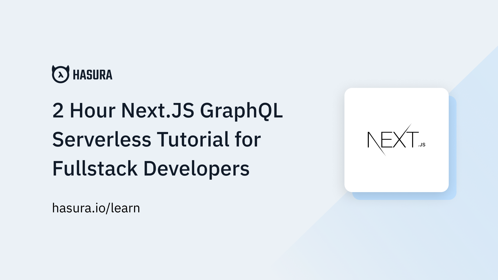 Build Fullstack Apps with NestJS, Hasura, and GraphQL APIs